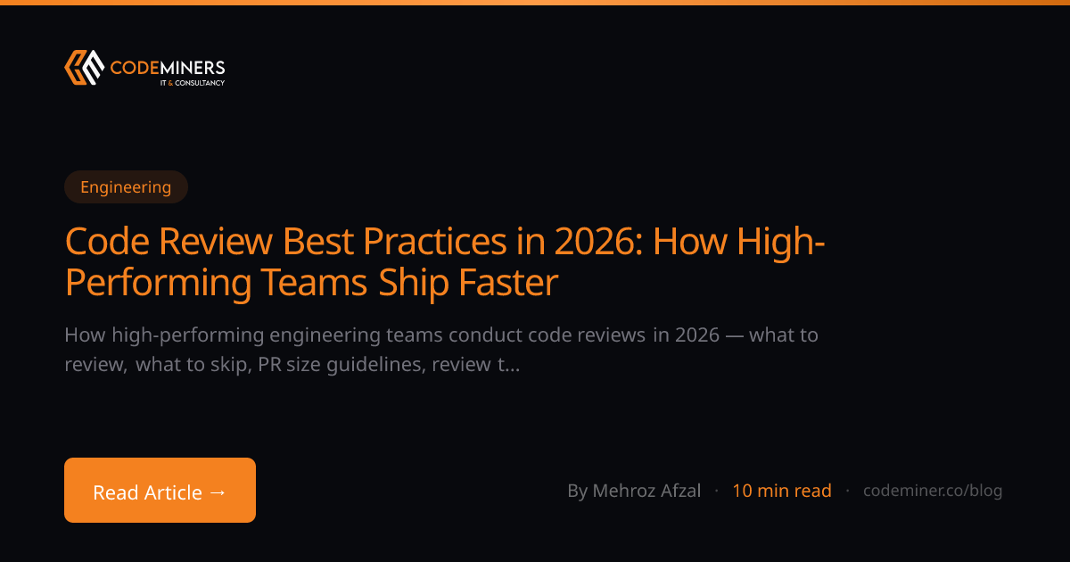 Code Review Best Practices in 2026: How High-Performing Teams Ship Faster
